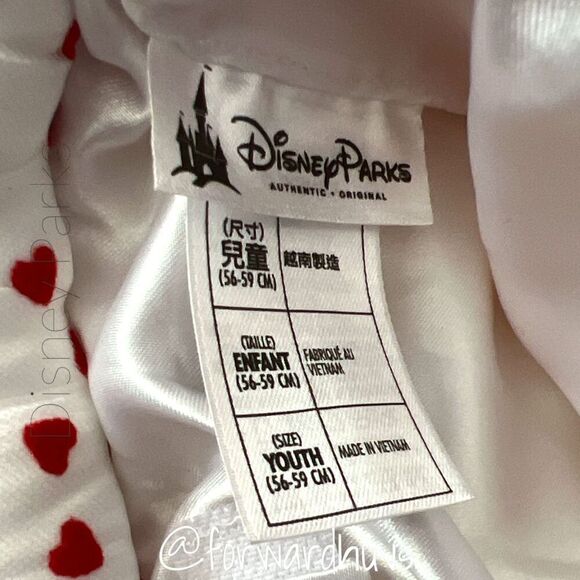 Disney Parks Youth Minnie Mouse Princess Ears - Valentines Hearts - Picture 9 of 11